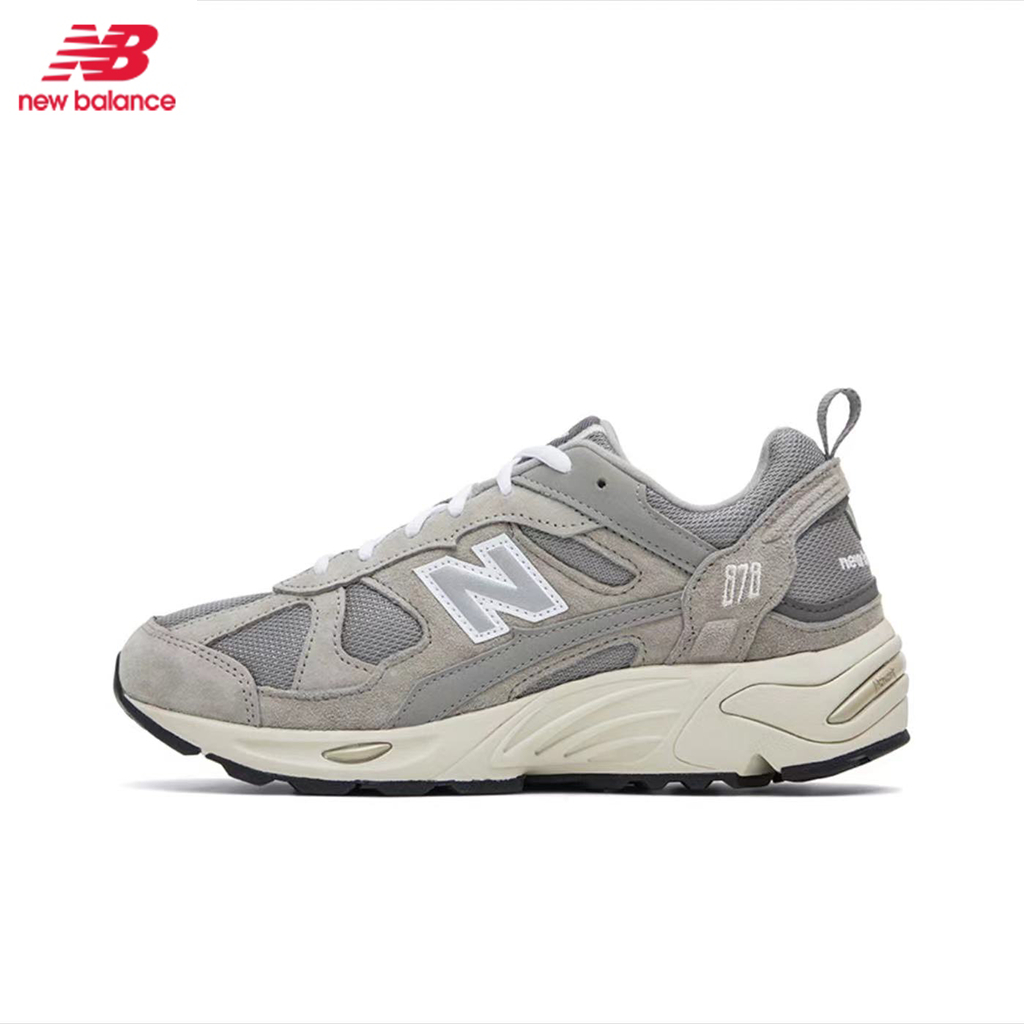New Balance รองเท้าผ้าใบ รองเท้าแฟชั่น New Balance NB 878 ของแท้100% 【สีเทา】