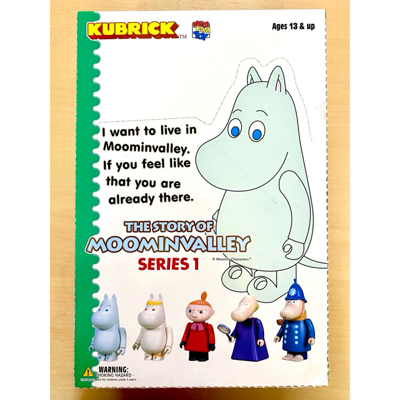 [ของญี่ปุ่นแท้🇯🇵💯] ฟิกเกอร์ Kubrick : Moomin มูมิน (The story of Moominvalley S1) **เลือกตัวได้ (งาน Medicom toy)