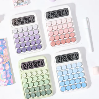 📌พร้อมส่ง 📌 เครื่องคิดเลข 12หลัก หน้าจอขนาดใหญ่ เครื่องเขียน โรงเรียน สํานักงาน สีพาสเทล calculator