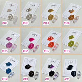 P-P04-สีเพ้นท์เจล 3D สีขาว-สีดำ กดกลีบดอกไม้ได้ทุกแบบ เพ้นท์ลายโบฮีเมียน ลายเส้นตัดขอบคม ไม่ต้องเช็ดคราบเหนียว