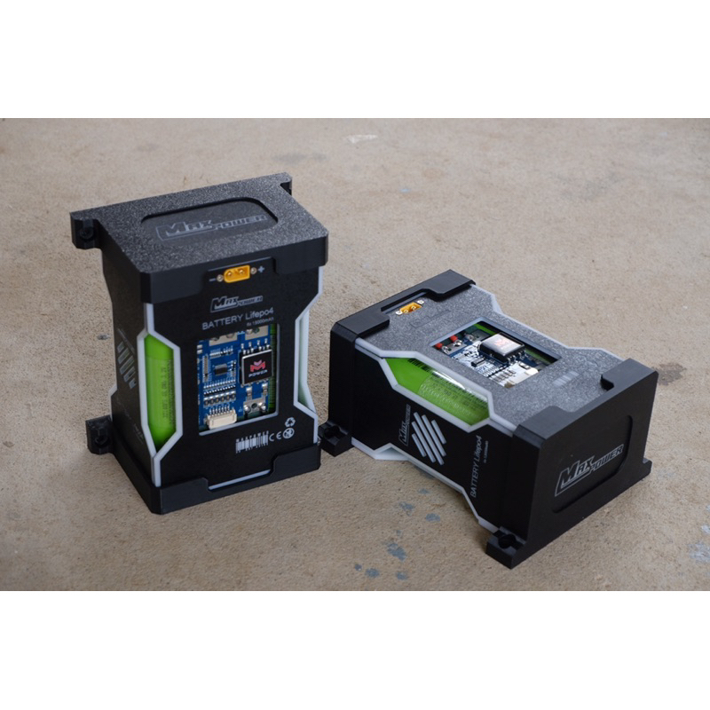 แบตเตอรี่Lifepo4 6s15Ahพร้อมชุดเคส+ขายึดแบตเตอรี่MAXpower