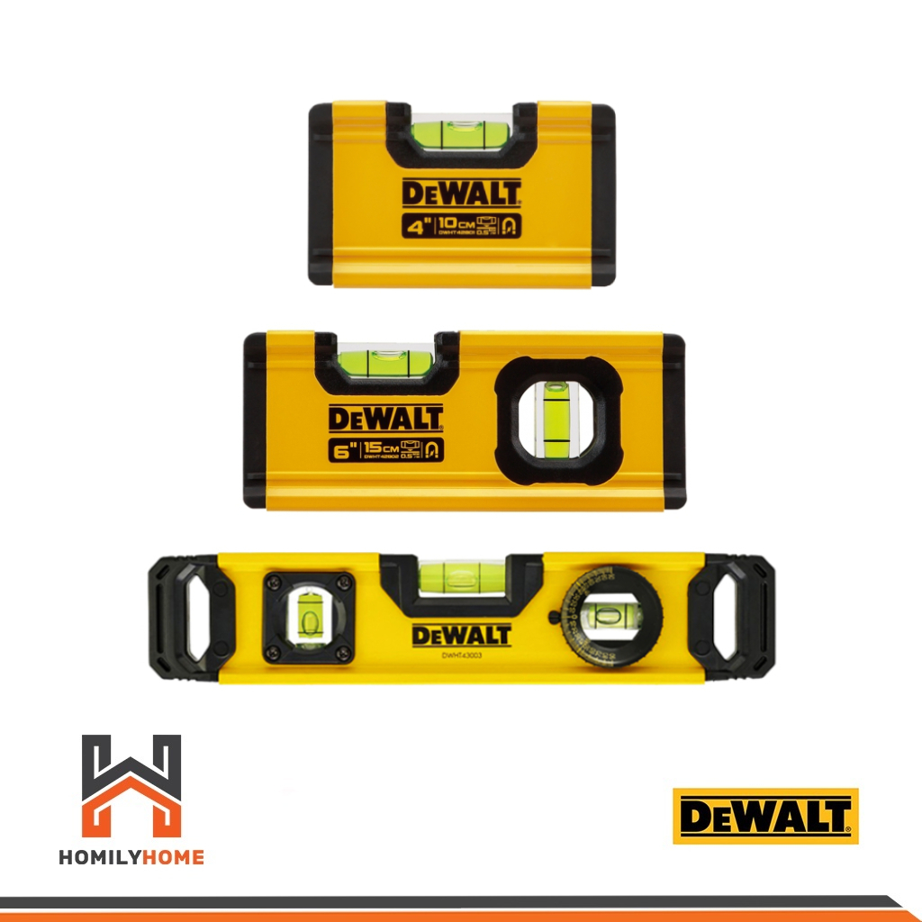 DEWALT ระดับน้ำ มีแม่เหล็ก รุ่น DWHT0-43003 9" DWHT42801 4" DWHT42802 6" DWHT42807 24"
