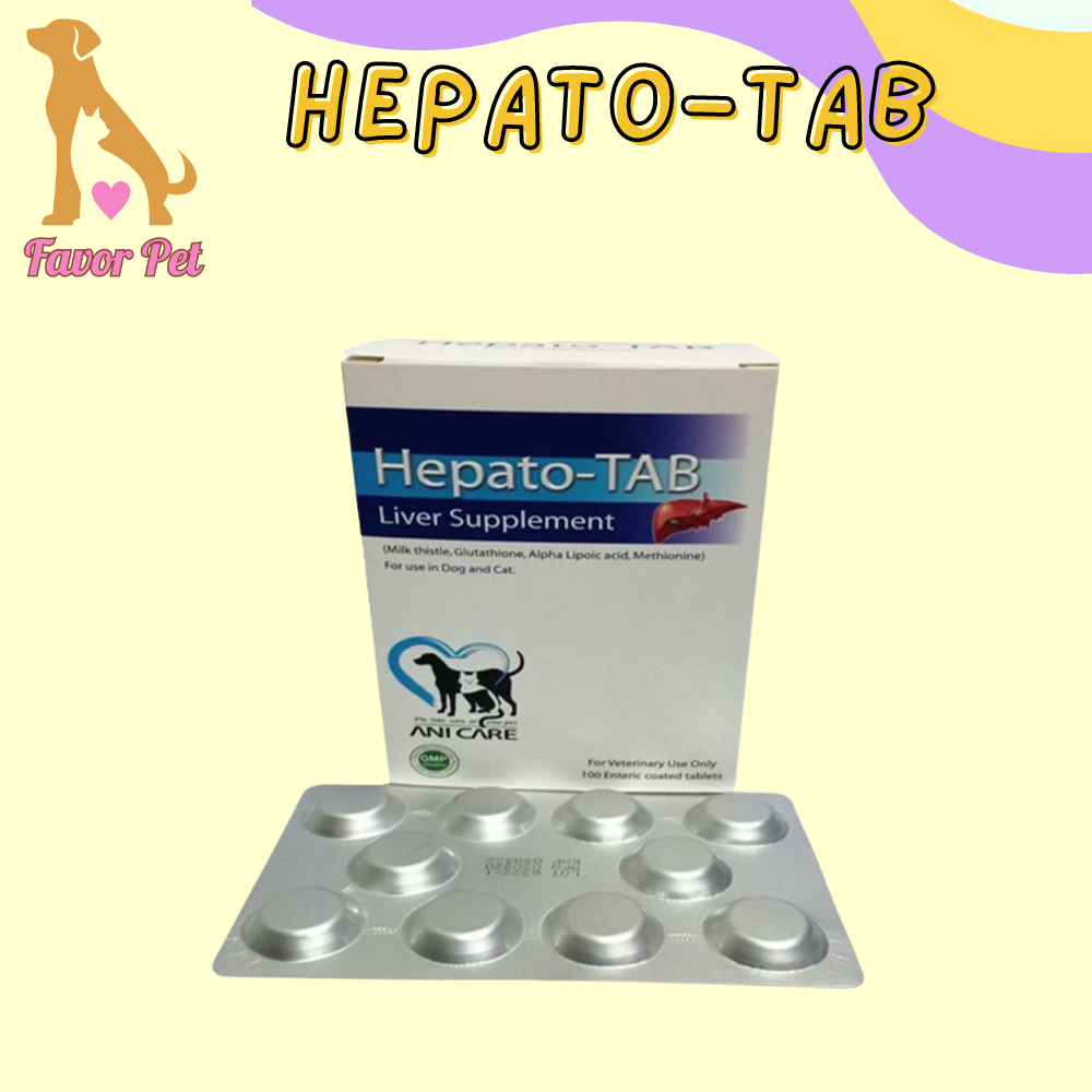 Hepato Tab วิตามินบำรุงตับสำหรับสุนัขและแมว