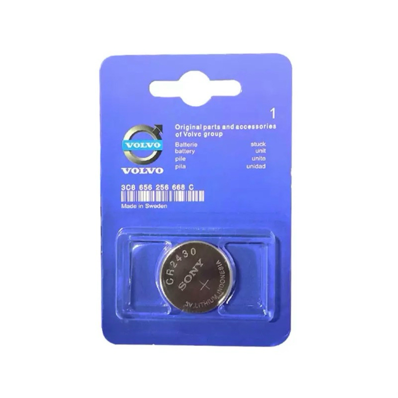 ถ่านรีโมทรถยนต์Volvo Lithium 3V(CR2430/CR2032)แพค1ก้อน