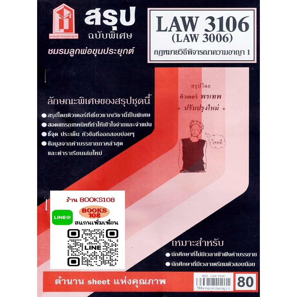 สรุป LAW3106 LAW3006 กฎหมายวิธีพิจารณาความอาญา 1