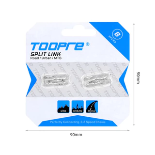 TOOPRE 2 คู่ ข้อต่อโซ่จักรยาน 6/7/8/9/10/11/12S Quick Link Joint Magic Buckle อุปกรณ์เสริม MTB/Road อะไหล่จักรยาน