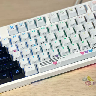 สติ๊กเกอร์หัวใจไดคัท 9 สี