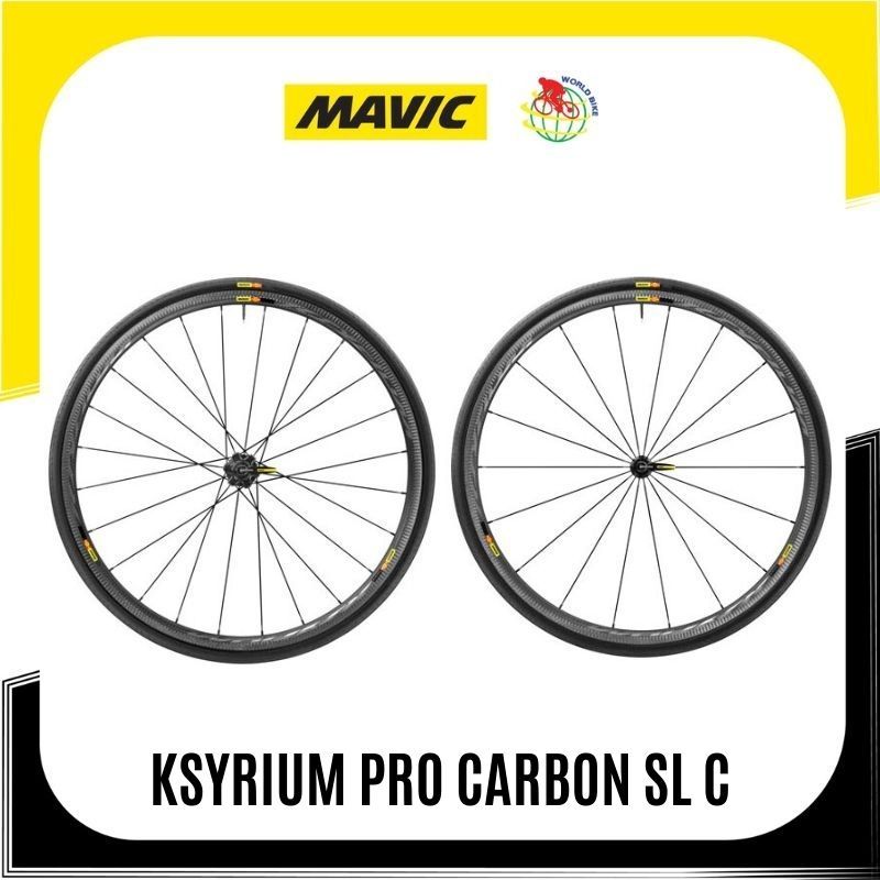 ล้อจักรยานเสือหมอบ Mavic รุ่น Ksyrium Pro Carbon SL C
