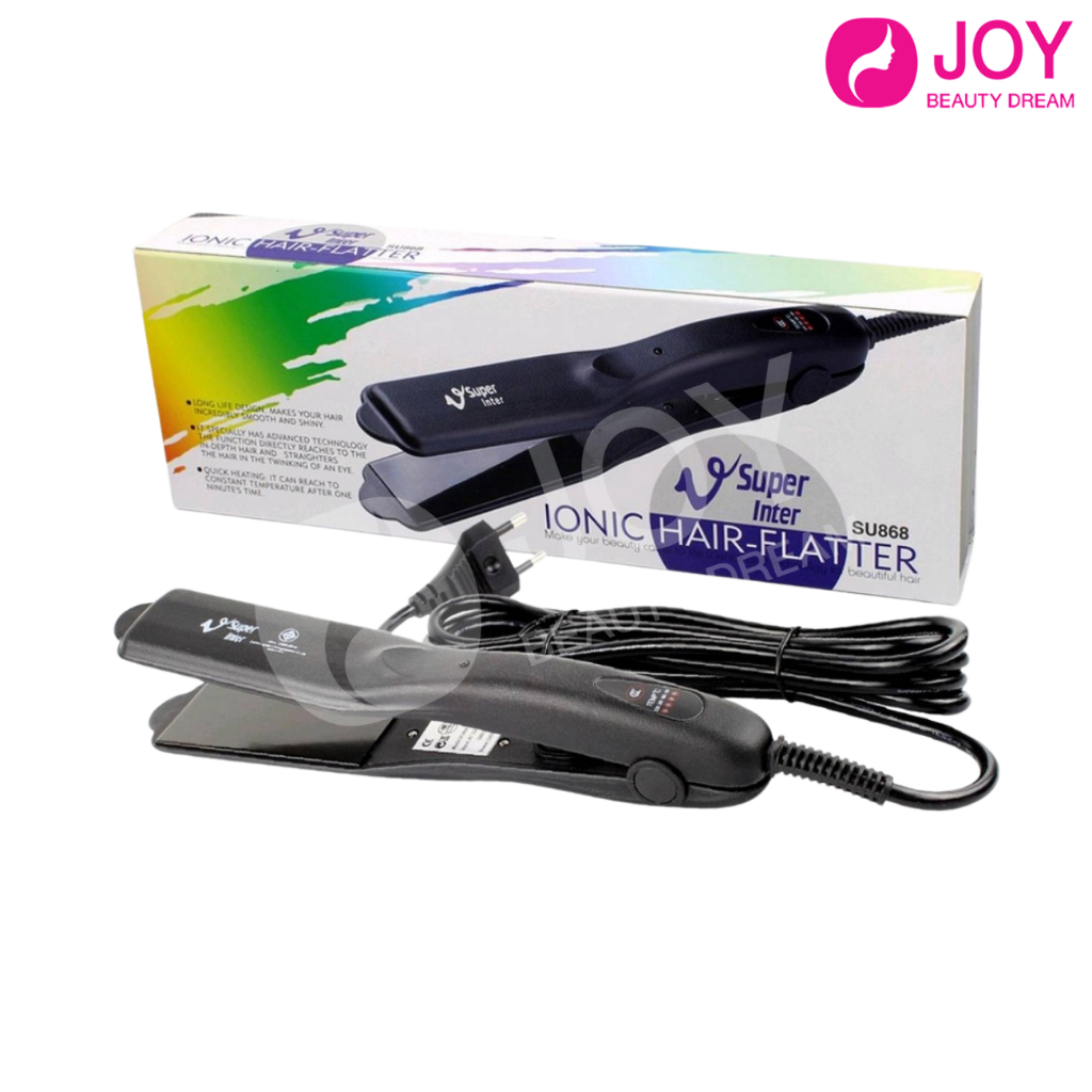 เครื่องหนีบผม SUPER V INTER รุ่น SU 868(ไม่มีฟัน)