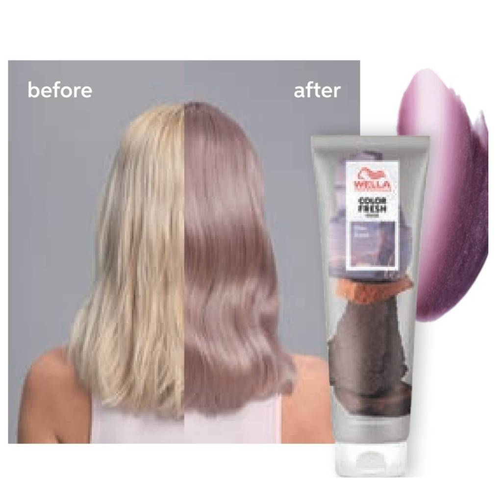 Wella Color Fresh Mask 150ml - Color Deposit Mask ผลิตภัณฑ์ย้อมสีผมชั่วคราวหรือเติมสีให้สดใจ ไม่ทำลา