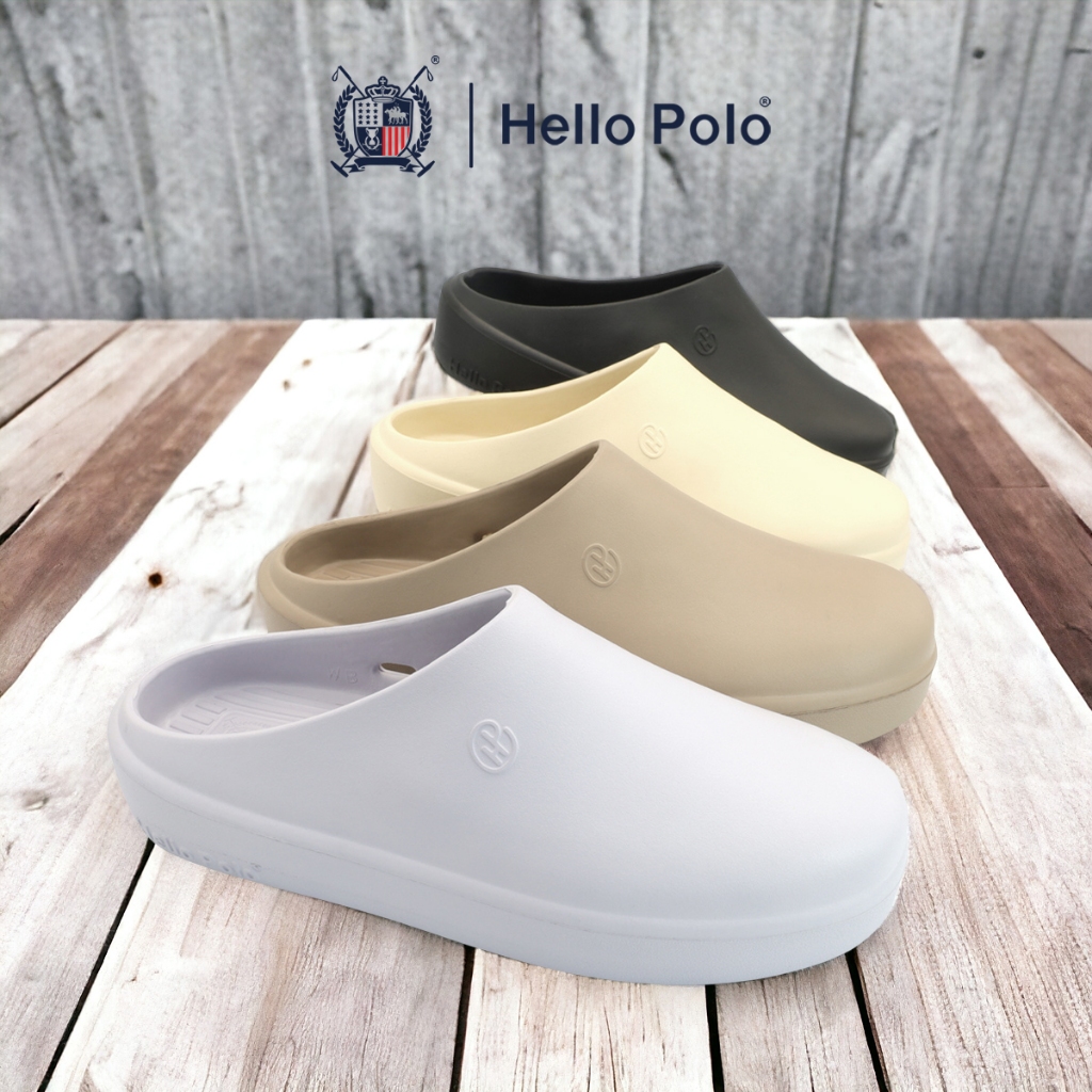 [New arrivals] Hello Polo รองเท้าแตะแฟชั่น รองเท้าพื้นนิ่ม สำหรับผู้ชายและผู้หญิง พื้นหนา เหมาะทุกฤดู รุ่น HP8023