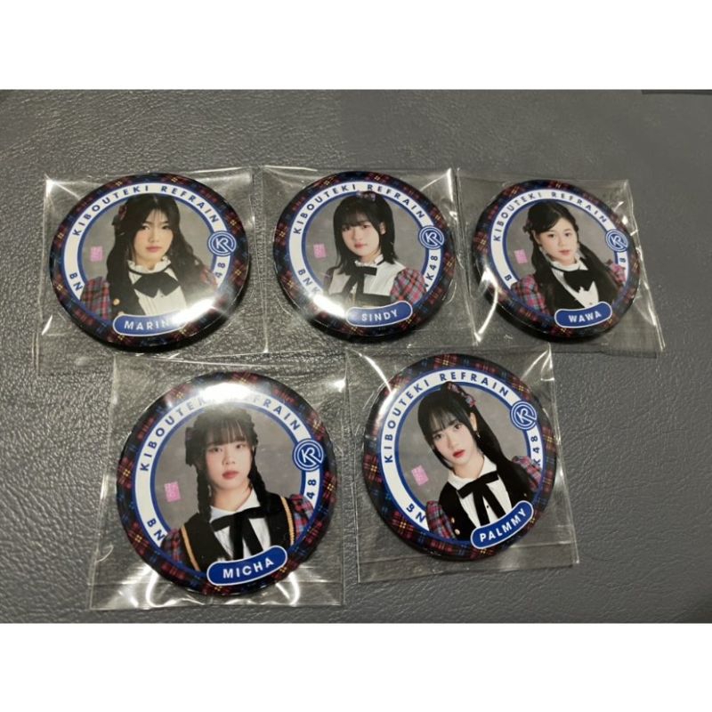 เข็มกลัด kibouteki refrain รุ่น4 มารีน ซินดี้ มิชา วาว่า ปาล์มมี่ marine sindy wawa micha palmmy
