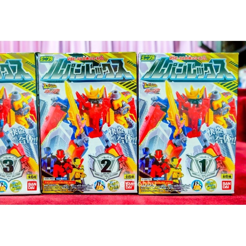 Minipla Jackpot Striker Lupinranger 05 ขบวนการลูแปงเรนเจอร์ (1 ชุด 6 กล่อง) มือ1 แท้ (พร้อมส่ง) Cand