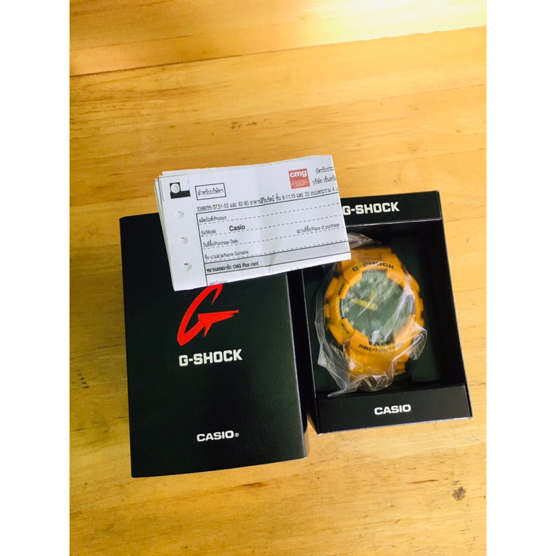 นาฬกา G-Shock สีเหลือง Model GA-100a-9 ของแท้ 100%