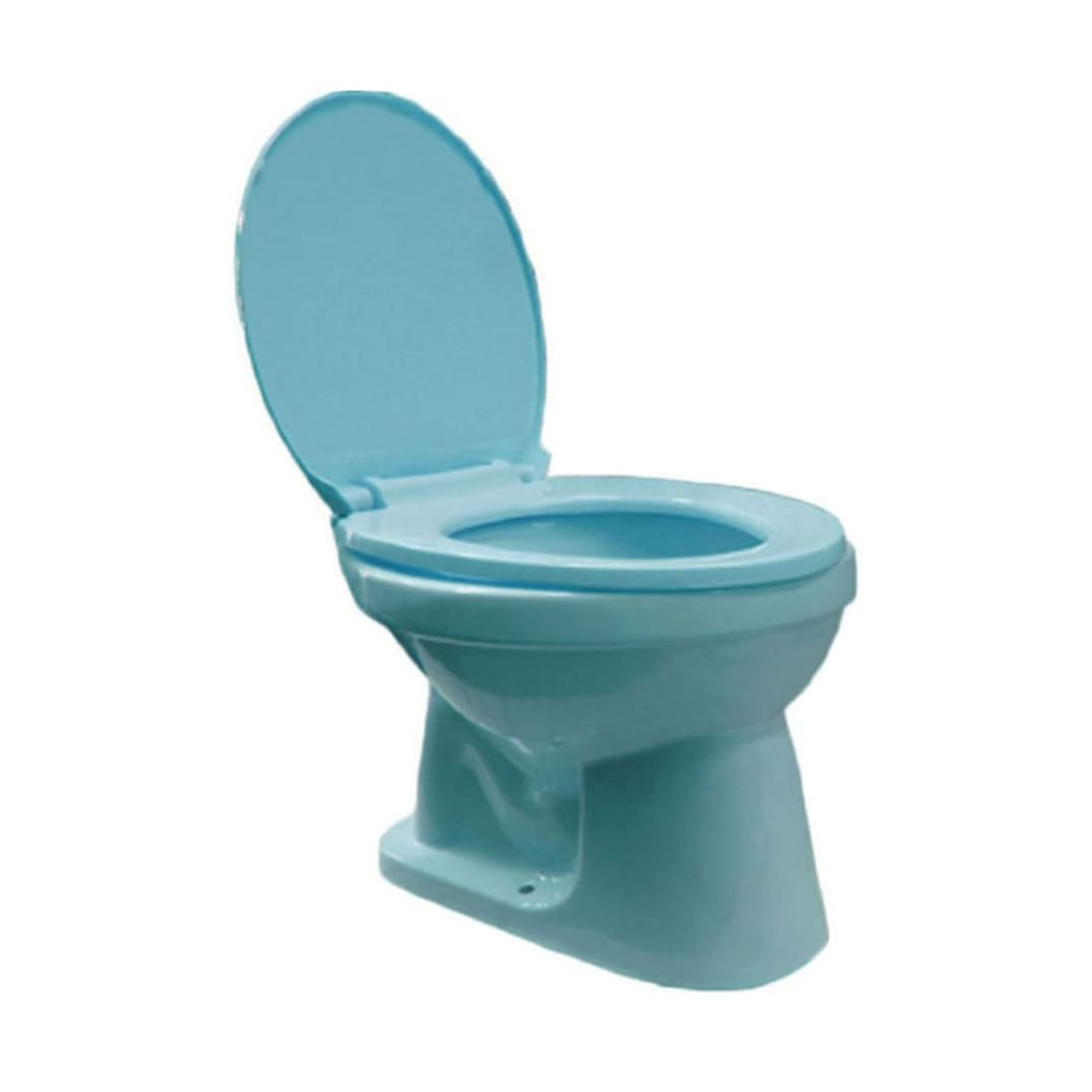 สุขภัณฑ์นั่งราบ CHAMPION EC-007 ฟ้า  (สั่งสินค้า 1 ชิ้น/1 ออเดอร์เท่านั้น)