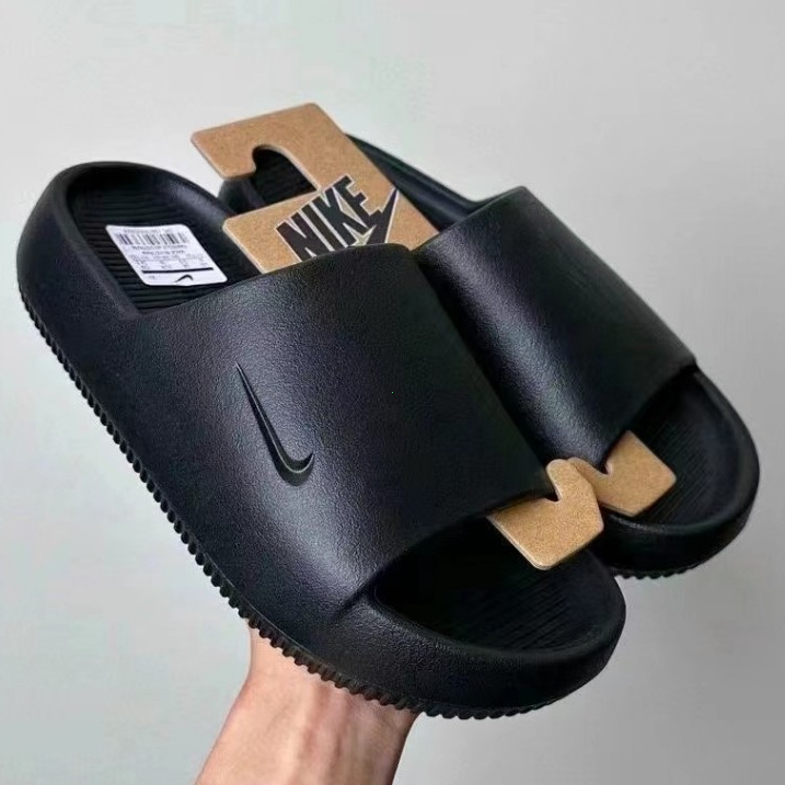 Nike Calm Slide พื้นหนา กันลื่น สําหรับผู้ชาย และผู้หญิง รองเท้าแตะลำลองแบบสวม สำหรับผู้ชาย ร้องเท้าแตะแบบสว