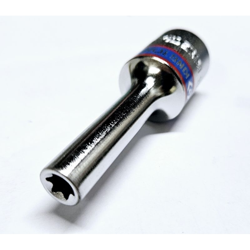 KINGTONY 427508M ลูกบ๊อกท็อค ยาว รู 1/2" E8 คิงโทนี่ KI-0503008 427508MC