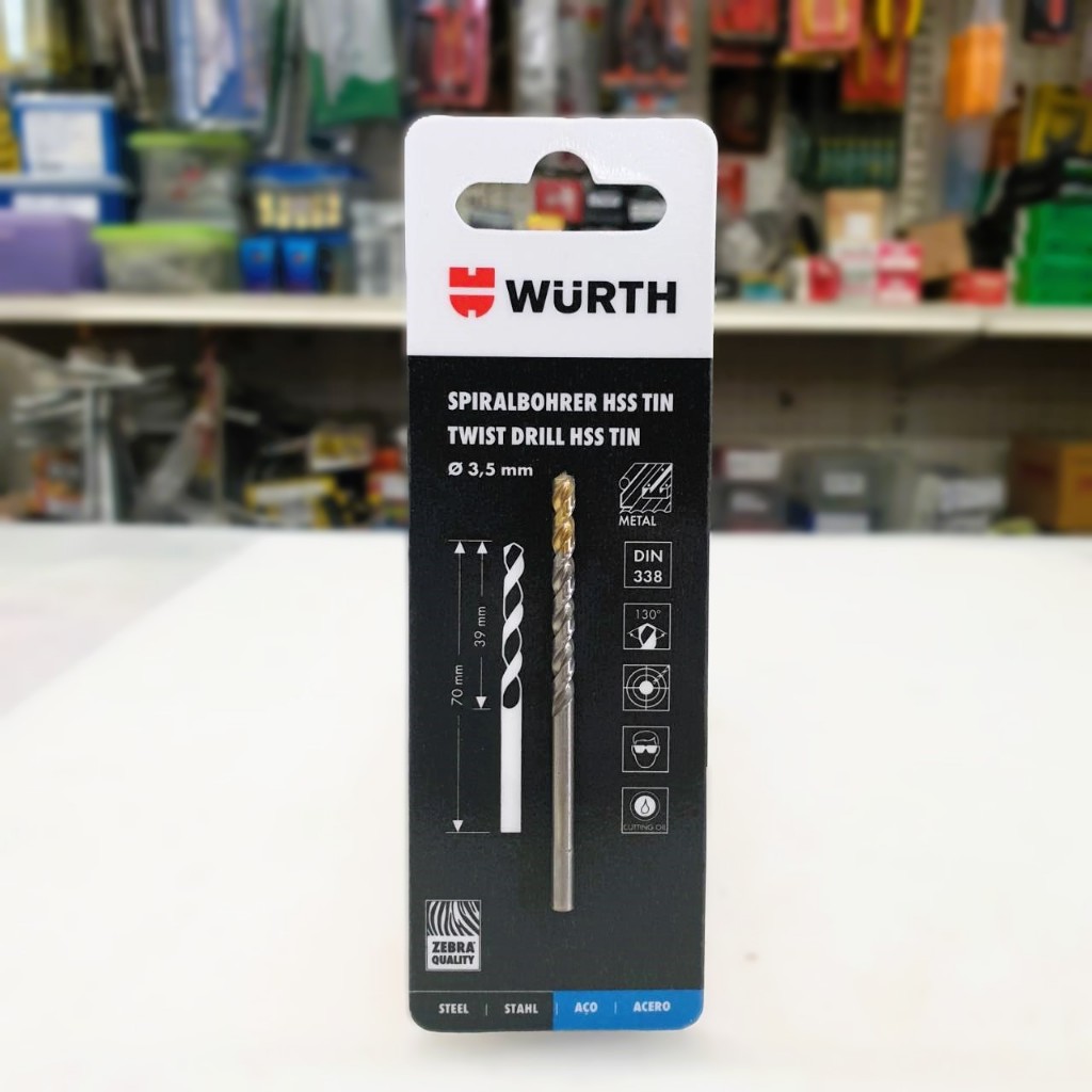ดอกสว่าน wurth ดอกสว่าน สีทอง เคลือบไทเทเนียม Zebra ขนาด 2.5มม.-7.0มม เจาะเหล็ก เจาะสแตนเลส ราคา ถูกที่สุด ดีลบีเคเค แกลเลอรีภาพที่ 5