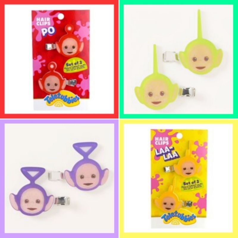 ❤️ แท้ 100% กิ๊บติดผม เทเลทับบี้ส์ Teletubbies hair clip 💜 กิ๊บเทเลทับบี้ ทิงกี้วิงกี้ ดิฟซี ลาล่า โพ