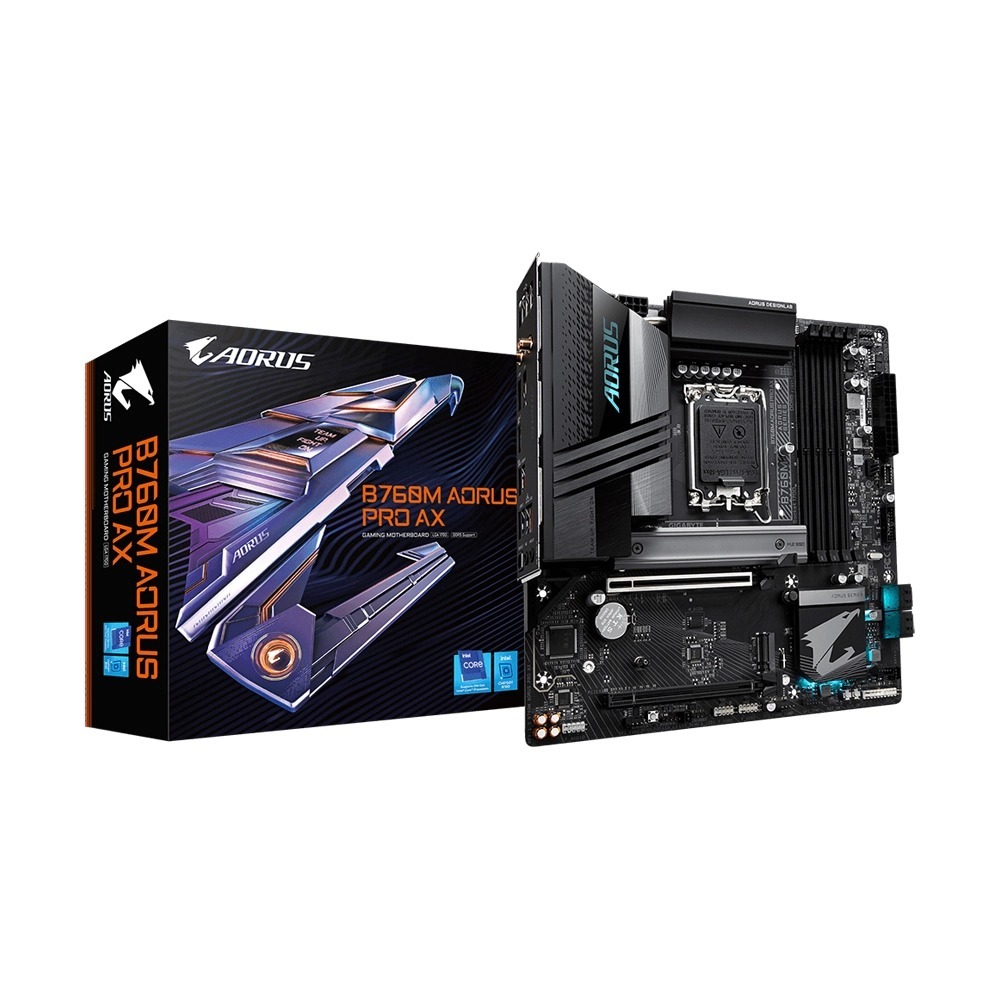 GIGABYTE (1700) B760M AORUS PRO AX Rev1.1 (DDR5) - A0157795