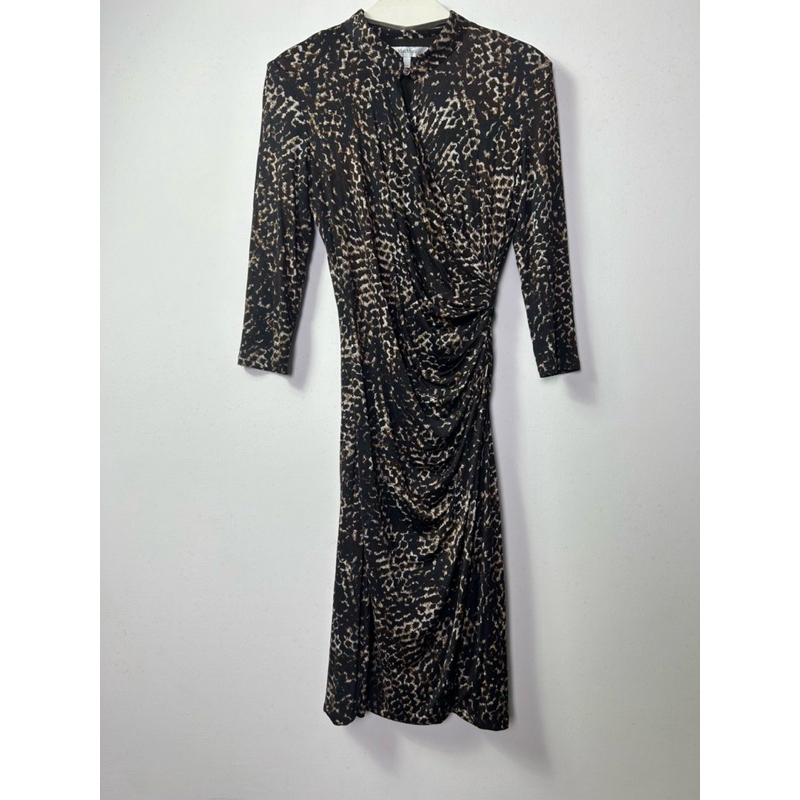 print viscose wrap dress max mara
