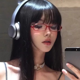 ร้านค้าไทย🔥แว่นตาแฟชั่นทรงวงรีขนาดเล็กสไตล์เรโทรInsสไตล์เกาห…