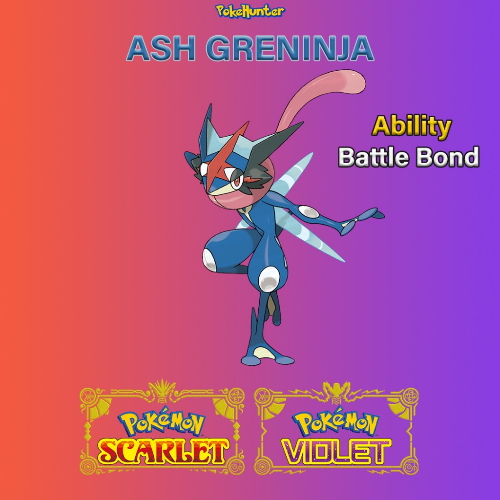 Pokemon Scarlet & Violet ASH GRENINJA