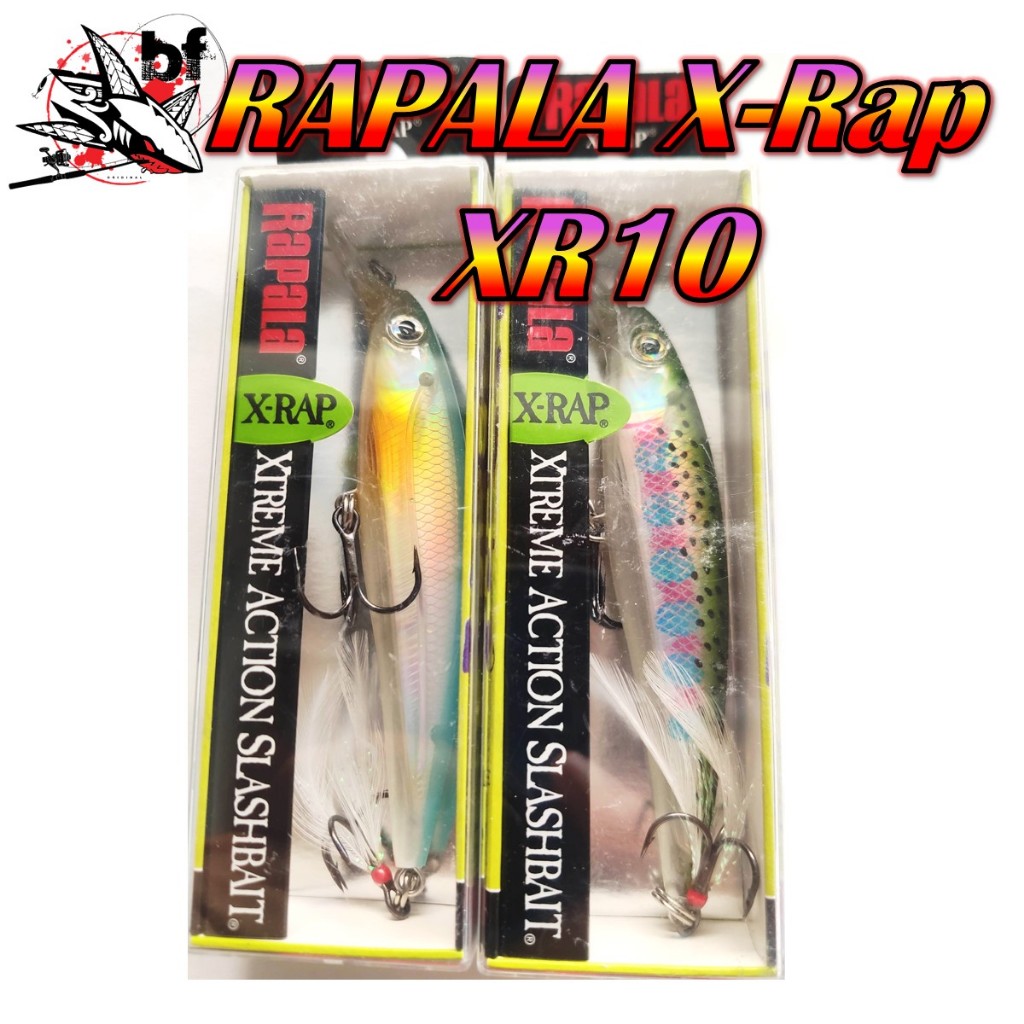 เหยื่อตกปลา RaPaLa X-RAP XR-10 ขนาด 10 cm น้ำหนัก 13 g เหยื่อราพาล่า เหยื่อปลั๊ก สำหรับตกปลา