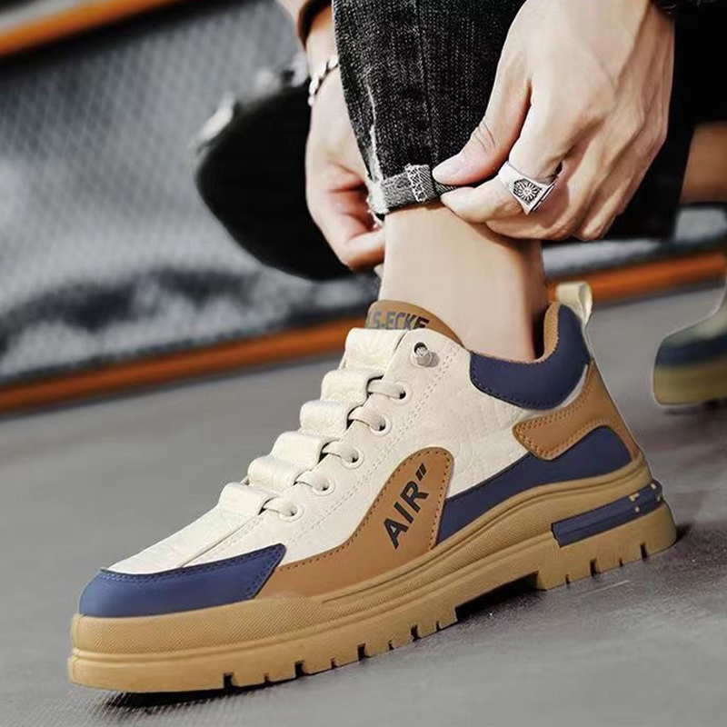 Luckkyshoes โคตรเท่ห์ รองเท้าผ้าใบคุณผู้ชาย ดีไซน์แฟชั่นมากๆ บอกเลยว่าเห็นปุ๊ปต้องกดสั่งเพราะดีไซน์มันสวยวัสดุหนังเทียม