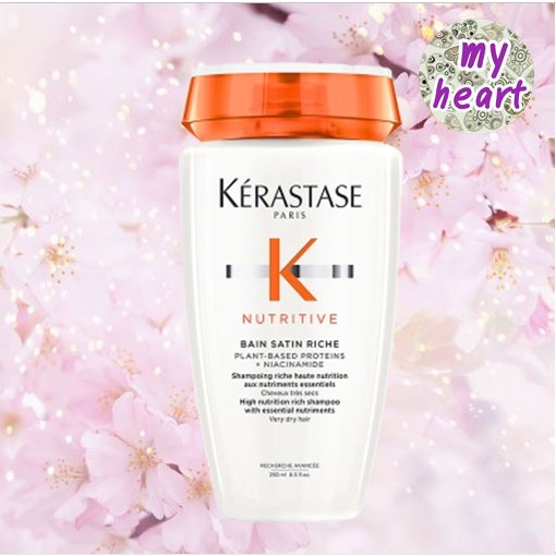 Kerastase Nutritive Bain Satin Riche 250 ml แชมพูสำหรับผมแห้งมาก เติมสารอาหารให้ผมสวยสุขภาพดี