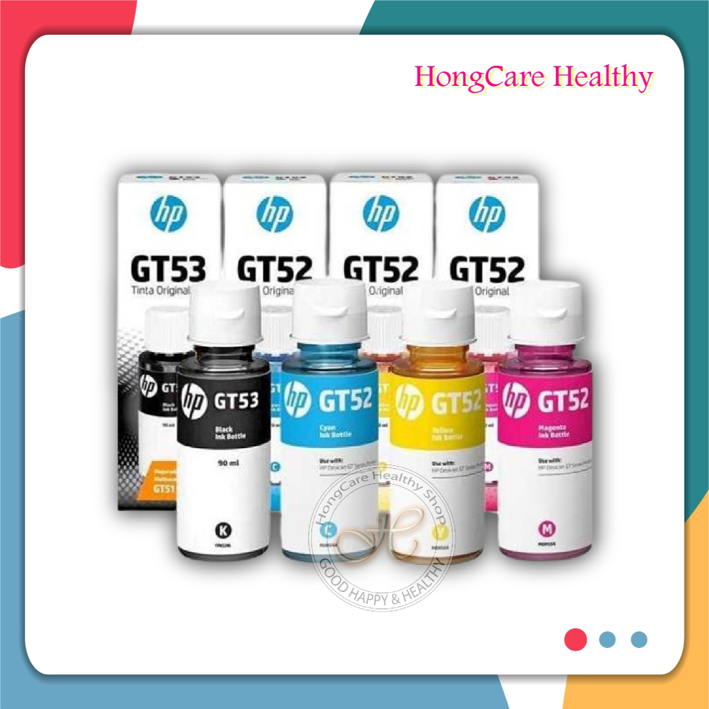 HP Original Black Ink Bottle GT53XL 135ml. , หมึกพิมพ์อิงค์เจ็ท  หมึกเติมสีดำ GT53 XL ขนาด 135มล. ขอ