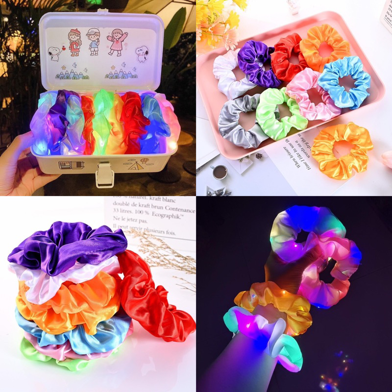 ปาร์ตี้ งานเลี้ยง โดดเด่นไม่ซ้ำใคร มียางรัดผมLED โดนัทมีไฟ ใส่รึยังคะ (คละสีและลาย) สวย เก๋ ใส่ปาร์ตี้โดดเด่นไม่ซ้ำใคร