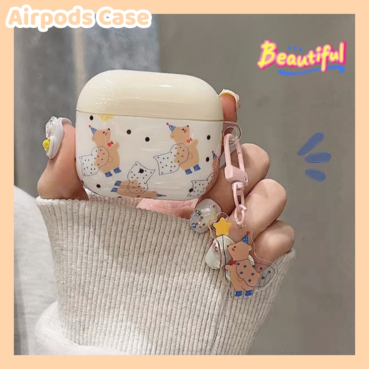 พร้อมส่ง เคส สำหรับ Airpods 3 case เคสหูฟัง AirPods 1/2/3/Pro/Pro 2 การ์ตูน คาปิบารา กันกระแทกได้ดี กันรอยขีดข่วน