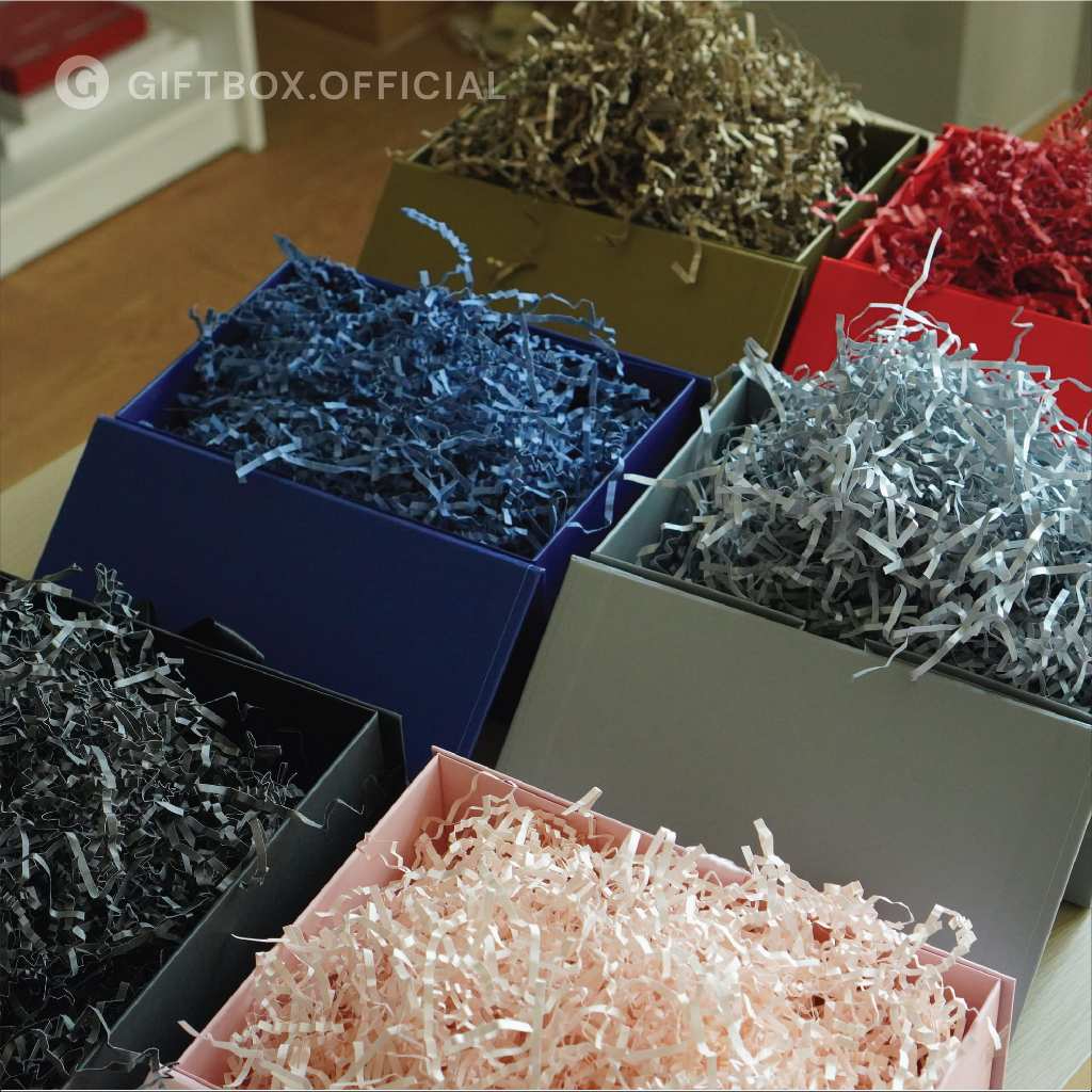 Shredded paper - กระดาษฝอย เกรดพรีเมี่ยม 40 กรัม กระดาษกันกระแทก ฝอยกระดาษ กันกระแทก พรีเมี่ยม ห่อของ