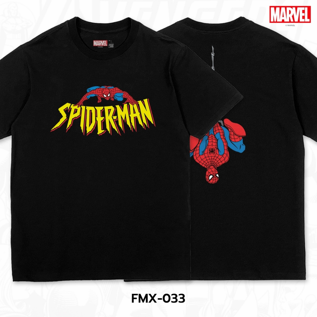 Power 7 Shop เสื้อยืดการ์ตูน ลาย มาร์เวล ลิขสิทธ์แท้ MARVEL COMICS  T-SHIRTS (FMX-033)