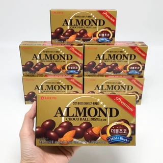Lotte ALMOND Choco Ball 46g ช็อกโกแลตสอดไส้อัลมอนด์ นำเข้าจากเกาหลี 초코볼