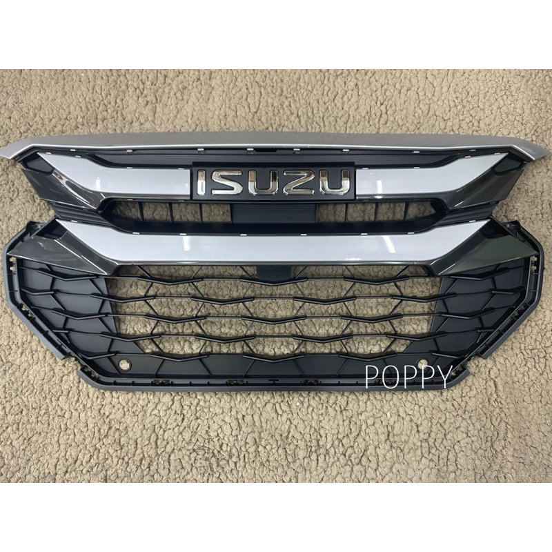 กระจังหน้าดีแมค ปี2024 ตัวสูง แบบถอดเปลี่ยน โลโก้ชุปโครเมี่ยม front grill dmax 2024 isuzu dmax Dmax