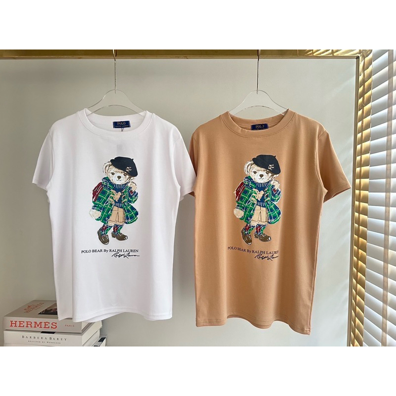 เสื้อยืดคอกลม PoLo 3 สีพร้อมส่ง