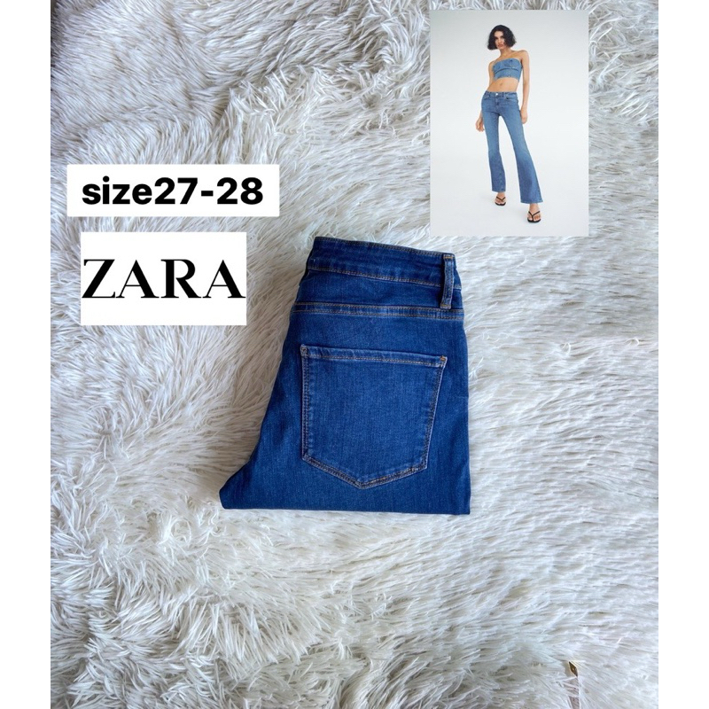 ZARA  Bootcut  Jeans แท้💯% มือสอง