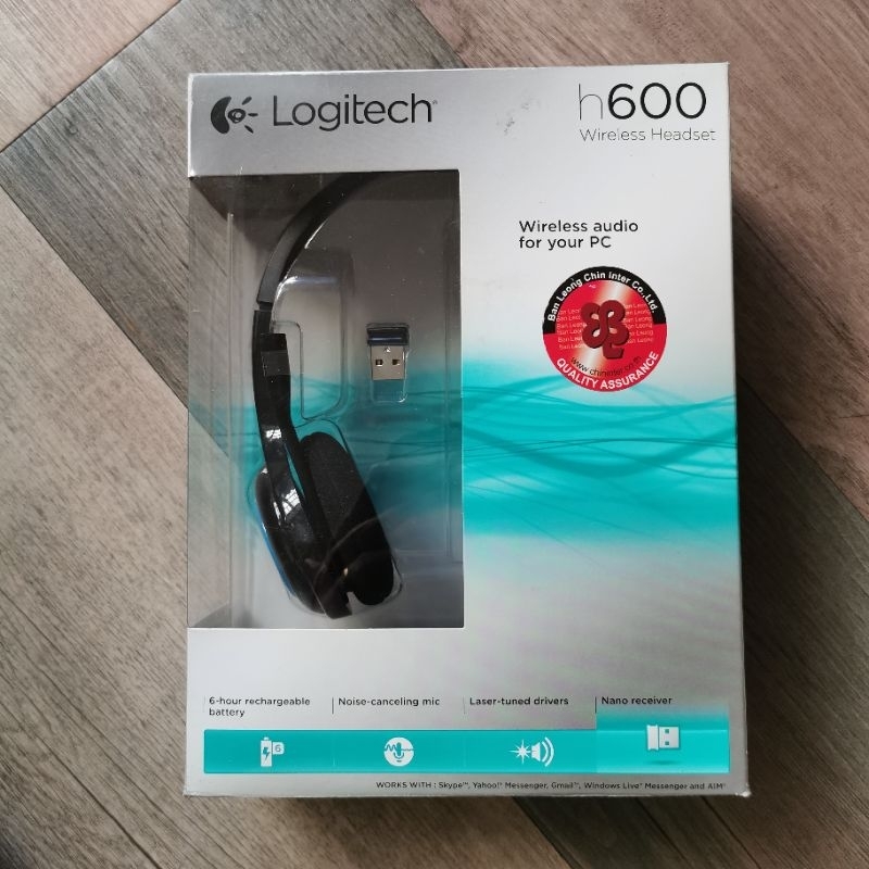 Wireless HeadSet Logitech H600  สินค้าค้างสต๊อค ลดราคา 50%