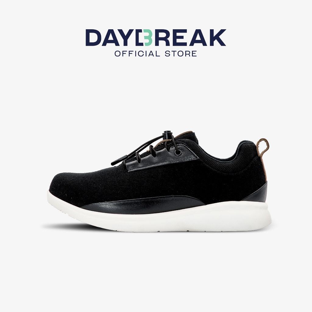 DAYBREAK Sprout รองเท้าผ้าใบ กัญชง ผู้ชาย ผู้หญิง สีดำ กันน้ำ Antibacterial