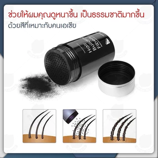 ผงเนื้อละเอียดมาก ผงโรยหัว ไฟเบอร์ ปิดผมบาง Dexe hair building fiber