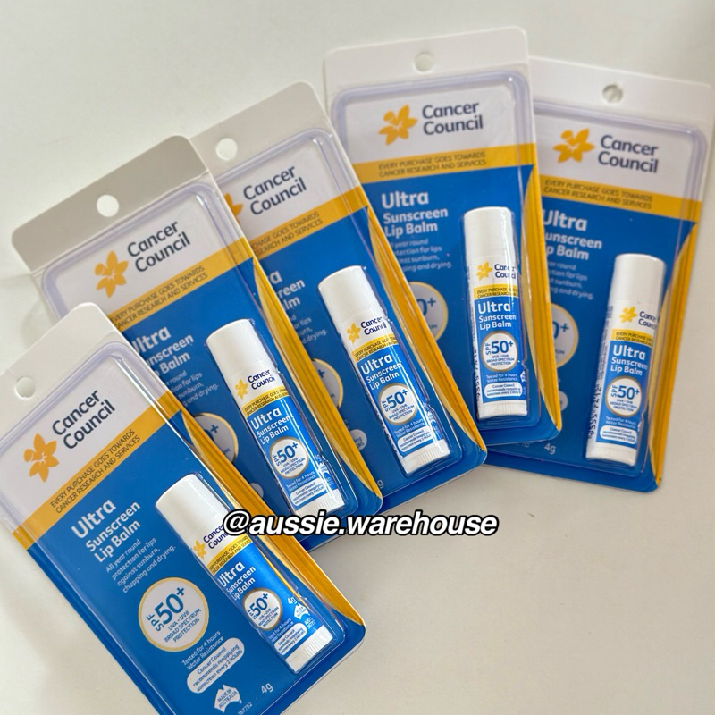 (พรัอมส่ง) Cancer council SPF 50+ ลิปบาล์มกันแดด 4g
