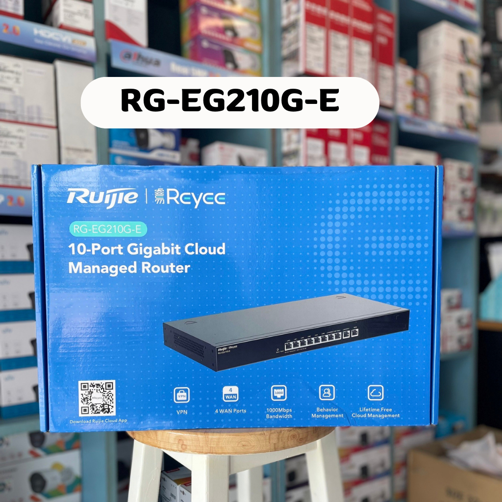 Ruijie Reyee รุ่น RG-EG210G-E 10-Port Gigabit Cloud Managed Router