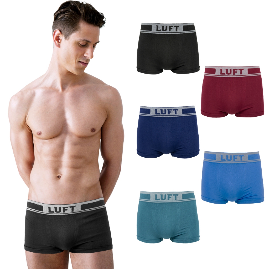 Luft กางเกงในชาย ขาสั้น Seamless รุ่น L4064 บรรจุ 1 ตัว/แพ็ค (มีให้เลือก 5 สี)