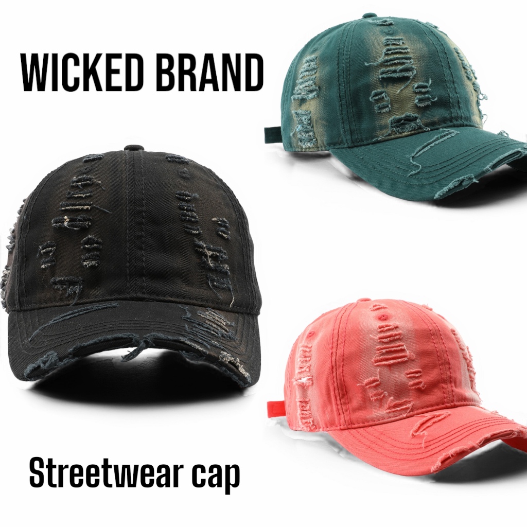 หมวก Streetwear wicked brand