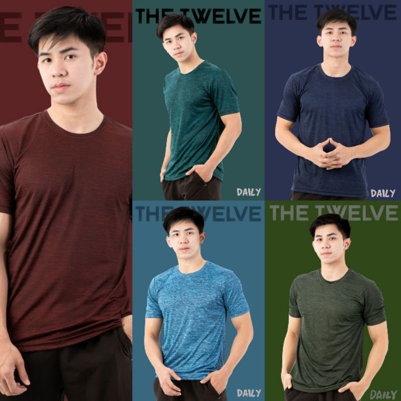 เสื้อคอกลม แขนสั้น เสื้อกีฬาผ้าไมโคร  ✅ รหัสโค้ดลดรูปที่2 ✅ ใส่วิ่ง ผ้านิ่ม ใส่สบาย ไม่ต้องรีด