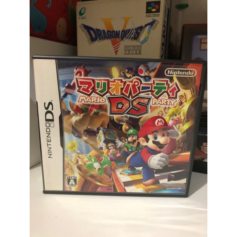 Mario Party DS กล่องคู่มือครบ ตลับเกมส์ ตลับแท้