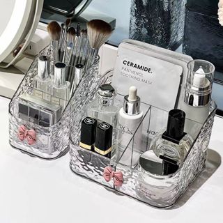 ชั้นวางที่เก็บของจำนวนมากอะคริลิกผลิตภัณฑ์ดูแลผิวโต้ะเครื่อง…