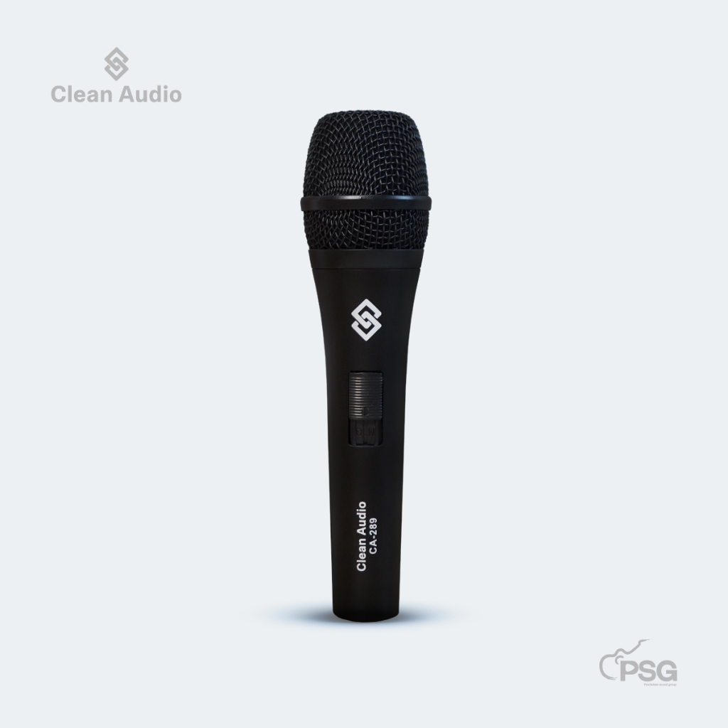 CLEAN AUDIO:CA-289 BLACK ไมโครโฟนไดนามิค Dynamic Microphone